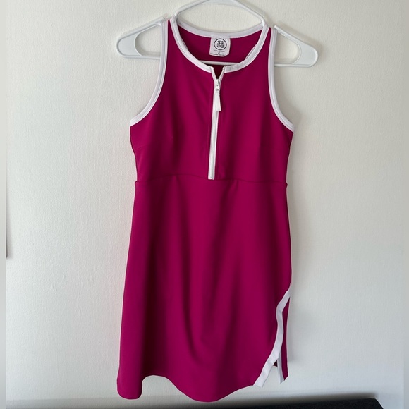 Sage Collective Ladies Active Tennis Dress with Short, Pink. Size Medium - Picture 2 of 13